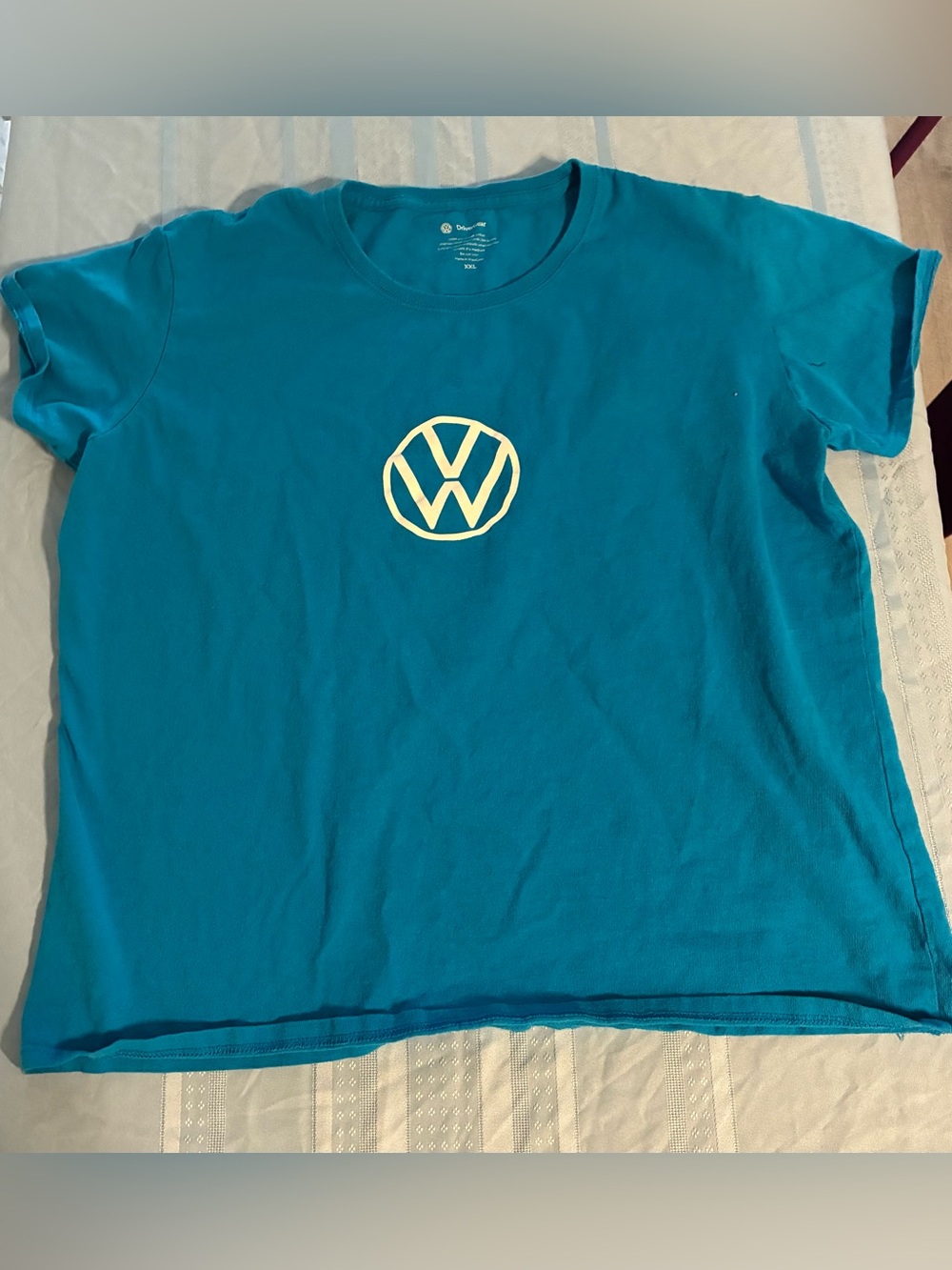 Adult XXL Blue Crewneck Volkswagen T-Shirt